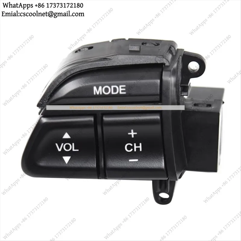 JS02 Car Steering Wheel Left Side Volume Control Switch Multifunction Button Compatible with Accord 2008-2012