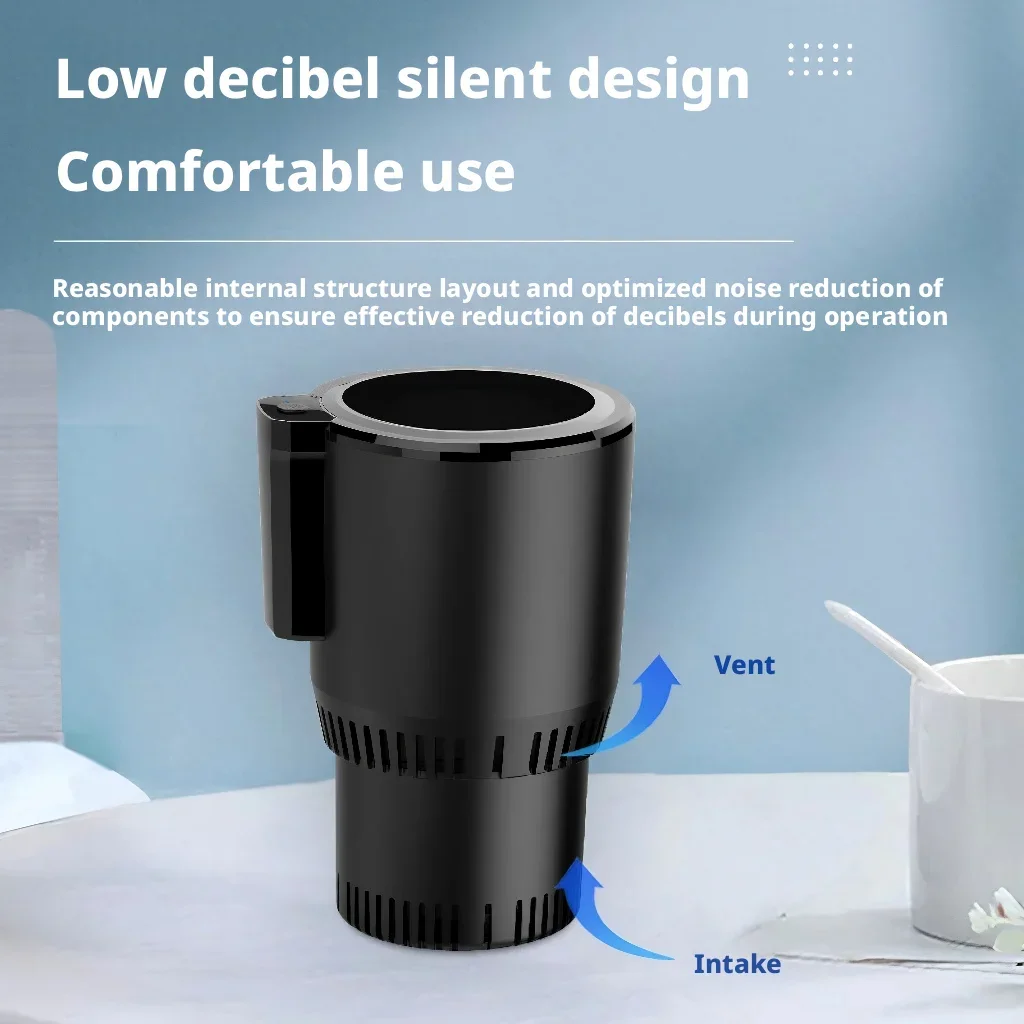 Car Intelligent Cooling Cup Dual Use Rapid Freezer Holder Mini Fridge Heating And Cooling Cup for Hot And Cold Beverages view 4