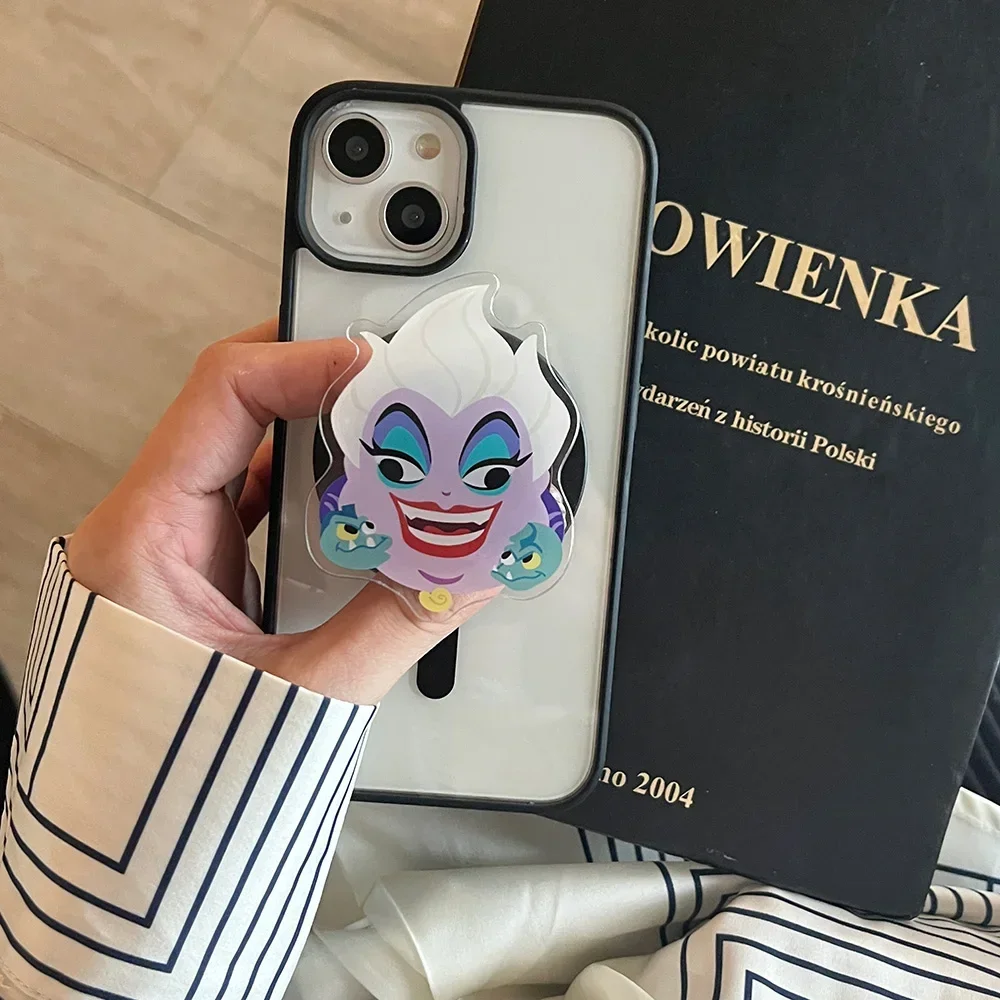 

Disney Snow White Maleficents for Magsafe Magnetic Bracket Phone Case for IPhone 15 14 13 12 11 Pro Max Anti-fall Back Cover