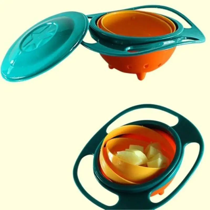 360 Degree Rotation Balance Children's Bowl Baby Bowl