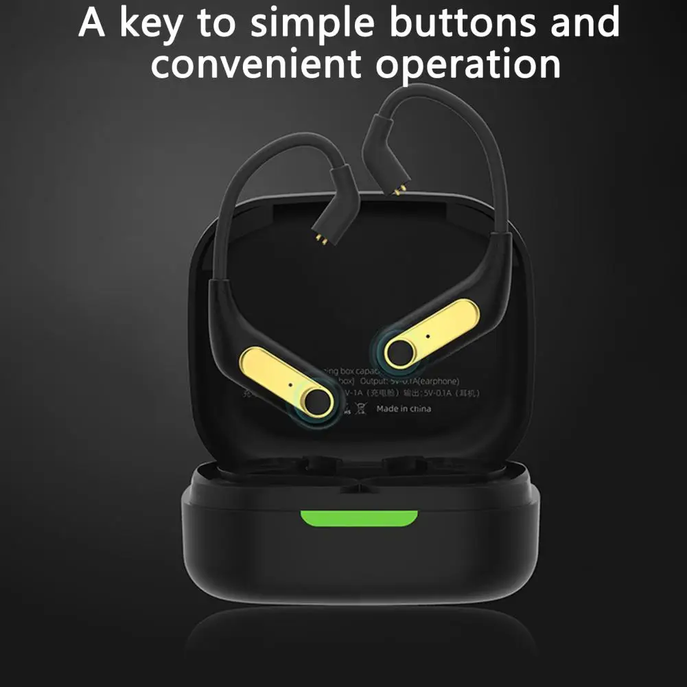 Handsfree Bluetooth-compatible Ear Hook Type-C Interface HiFi Sound Comfortable Wearing Wireless Earbud Chip Home Supply