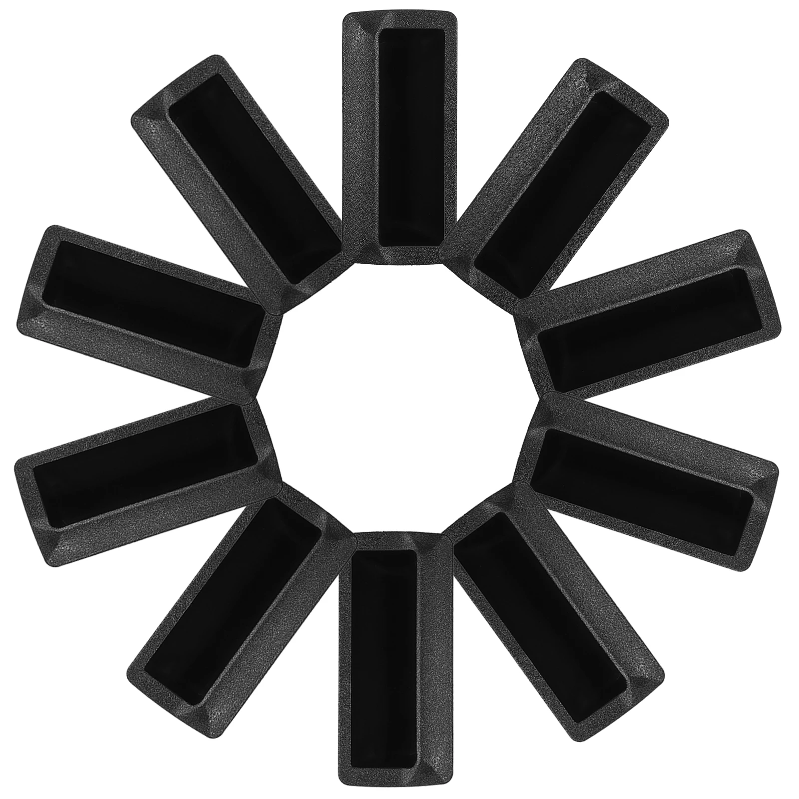 

10pcs Cabinet Door H Black Drawer Pulls Cup H les for Cabinets Knob Lock Modern Sliding Closet Hardware Embedded Design Easy