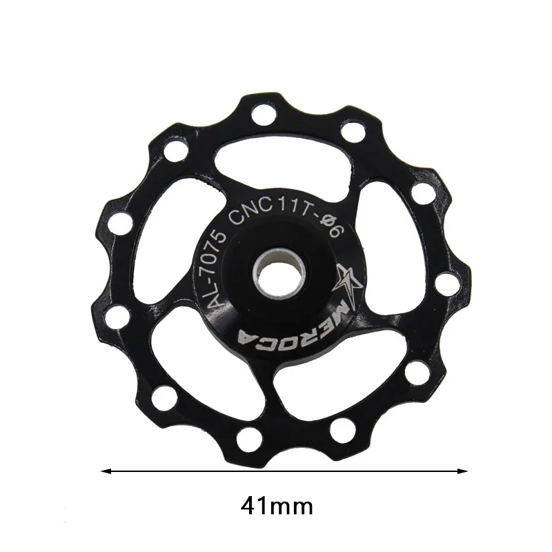 1pcs Bicycle Steel  Bearing Derailleur 11T 13T Mountain Road Bike Rear Derailleur Pulley Roller Idler Bearing Jockey Wheel Parts