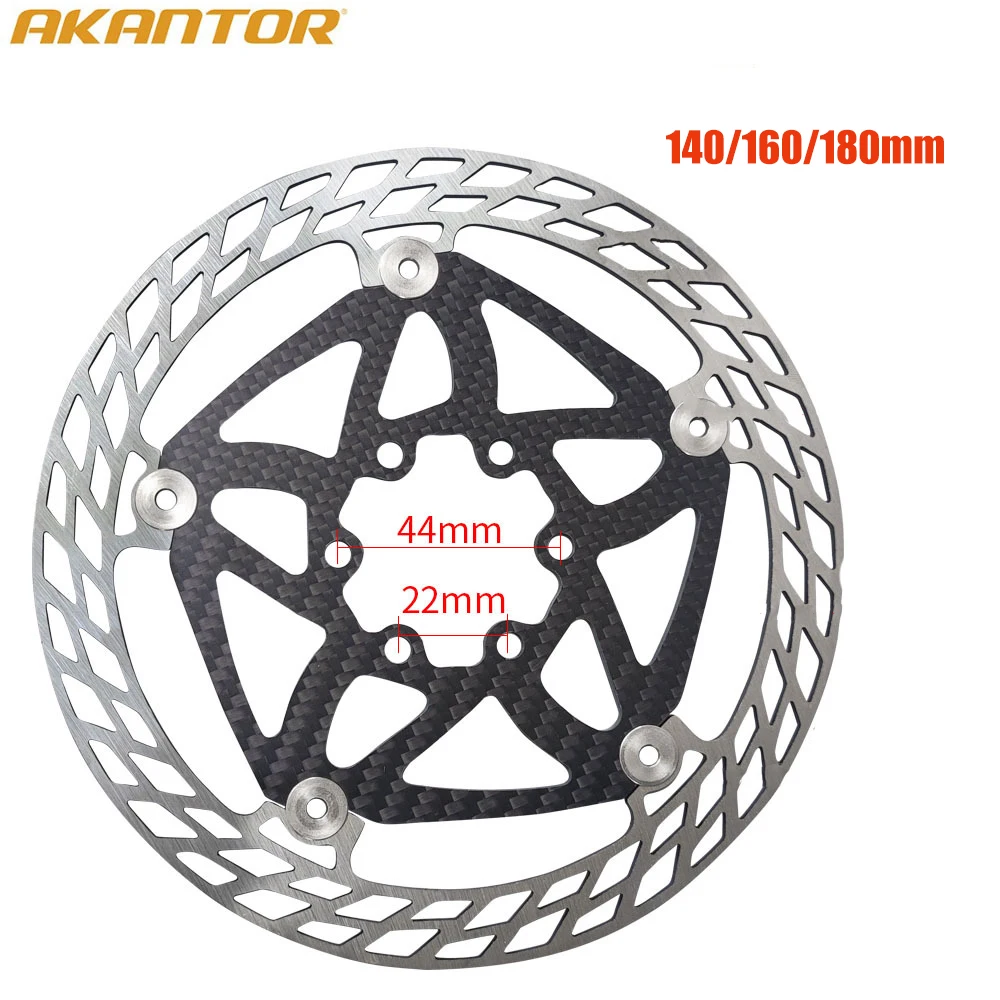 

Carbon Fiber Bicycle Brake Disc, Ultralight Floating Disc, Mountain Bike, Road Bike, 6 Spike, Bicycle Parts, 160mm, 180mm