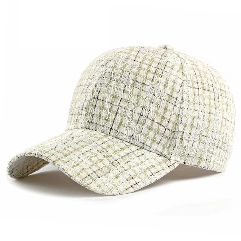 New summer lace baseball caps for women fresh hollowed-out breathable Sunscreen sports cap camping Hip Hop Party Hat women's hat