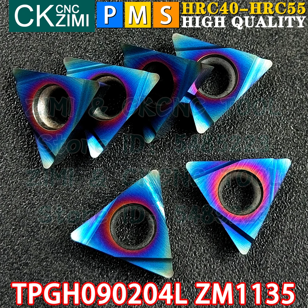 TPGH090204L ZM1135 TPGH 090204L ZM1135N إدراجات كربيد غرامة أدوات إدراجات مملة إدراجات الآلة TPGH0902 TPGH 0902 شريط الحفر باستخدام الحاسب الآلي أدوات قطع المخرطة