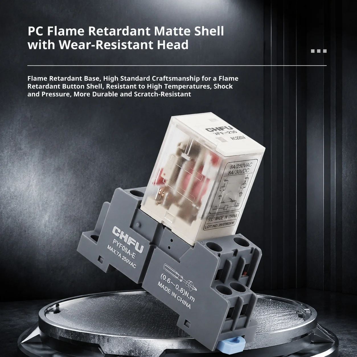 High-Reliability Mini Relay, Silver-Plated Contacts, 300VAC Max Load, DIN35 Mounting, Visual Operation Feedback via LED