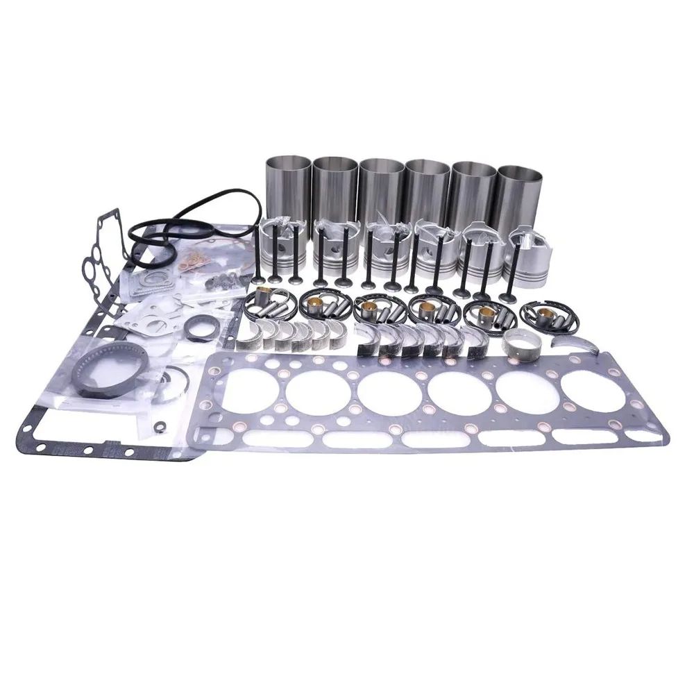 

Overhaul Rebuild Kit For Mitsubishi 6D34 6D34T Engine Piston Ring Liner Gasket