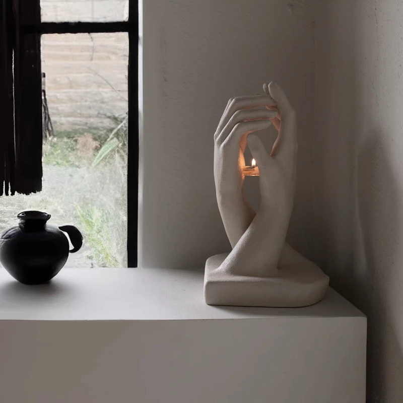 Handmade creative candle holder, aromatherapy medieval art niche fragrance
