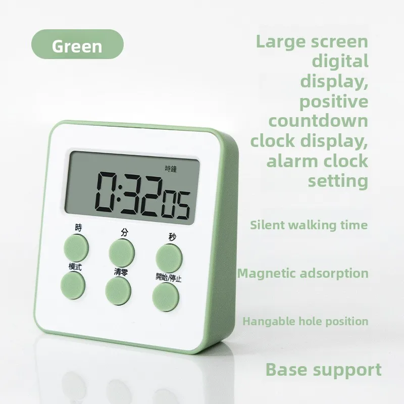 Timer Speciale kookwekker Countdown Elektronische wekker Tijdbeheer Timer Stopwatch Tracker Keeper-apparaat