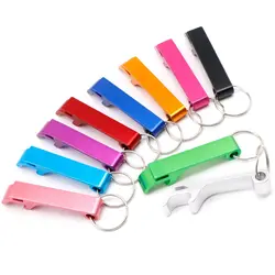 Wholesale 20/50/100Pcs Customized Can Opener Portable Wedding For Party KeyChain Ring Restaurant Promotion Giveaway Logo Gifts