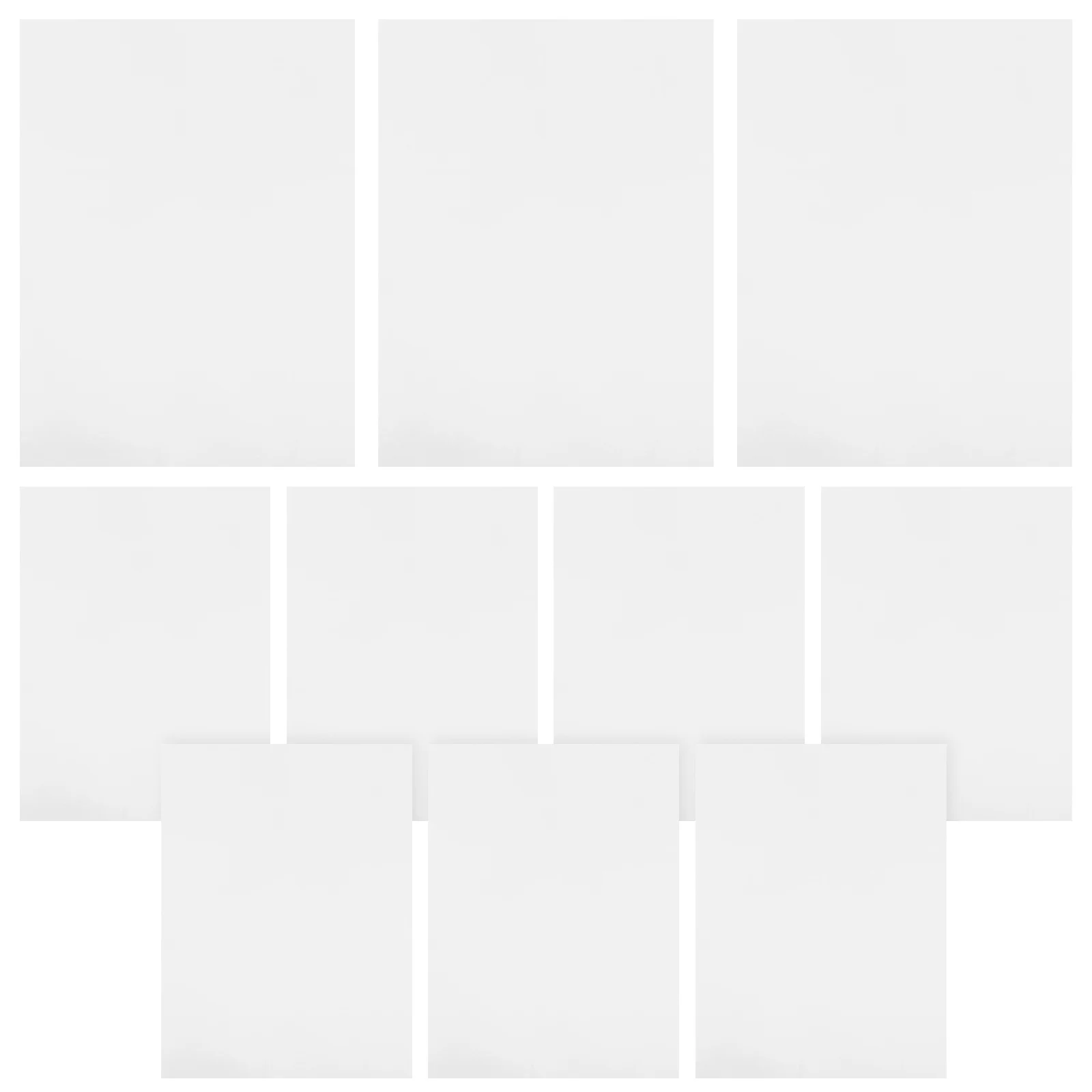 صفائح شريطية شفافة مزدوجة الجوانب مقاس A4، مقاومة لدرجات الحرارة العالية، التصاق قوي لشهادات الميداليات والشارات