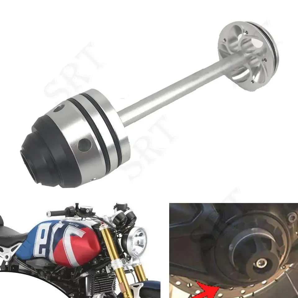 

Fit For BMW RnineT R9T Pure Scrambler 2014-2020 Motorcycle Accessories Rear Wheel Axle Crash Slider Anti-Collision Fork Shaft