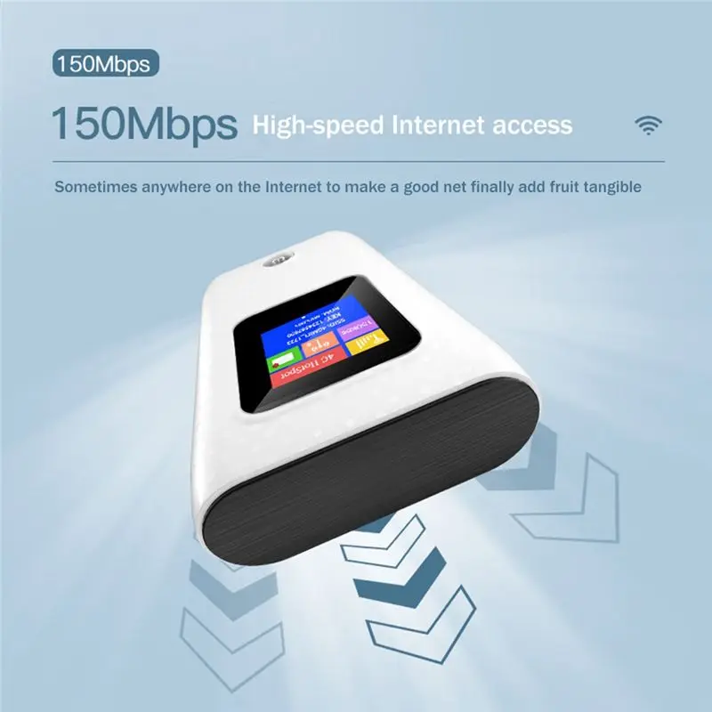 【SPECIAL OFFER】4G LTE Router 6000MAh Power Bank Router Portable Wireless WiFi Hotspot Router 150Mbps Wireless WiFi Adapter