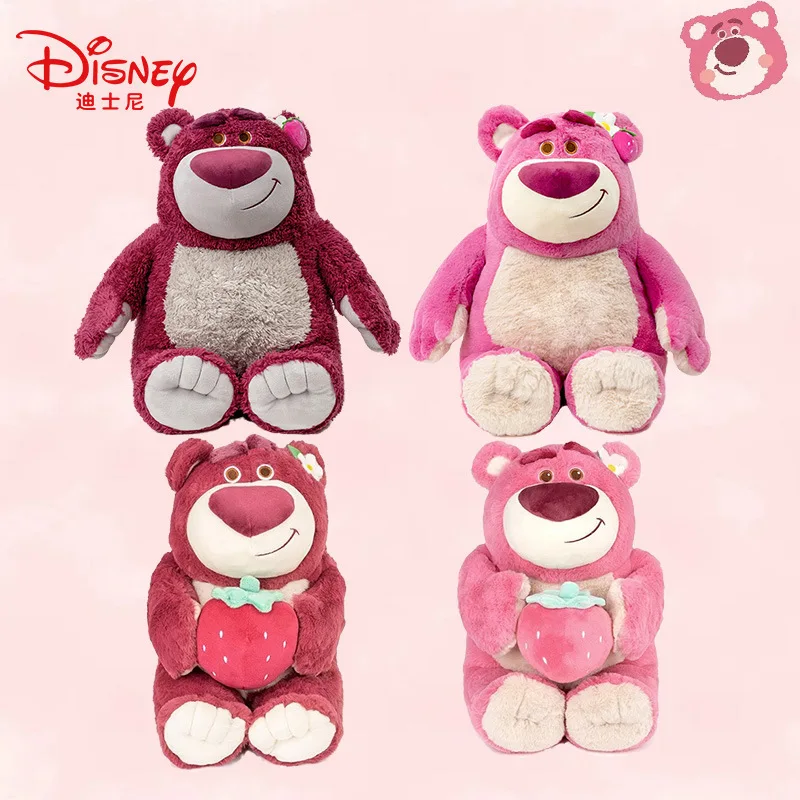 

Disney Toy Story 4 Lotso Kawaii Strawberry Fragrant Bear Plush Doll Crossbody Bag Cartoon Stuffed Toys Birthday Gift For Girls
