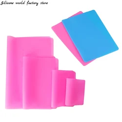 Silicone world Silicone Pad Table Mat Kneading Dough Mat Resin Pad Craft Tool Anti-dirty Pad DIY Epoxy Jewelry Making Tools