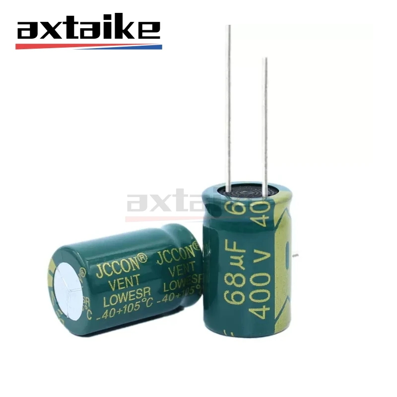 10/20PCS 68UF 50V 100V 250V 400V 450V 6*12/10*13/13*25/16*25MM High Frequency Low ESR Aluminum Electrolytic Capacitor DIP