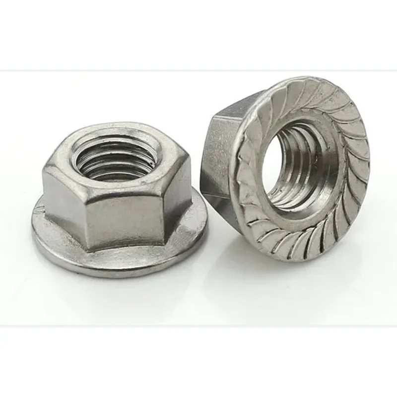 

M12/M10/M8/M6/M5/M4/M3 316 stainless steel 316 hex flange nut hexagon flange nut hardware fasteners367