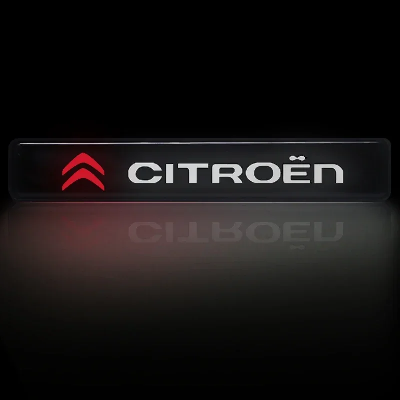 Grade dianteira do capô do carro emblema luz led grill luz decorativa estilo do carro para citroen c1 c2 c3 c4 c5 c6 c8 c4l ds3 ds4 ds5ls ds6