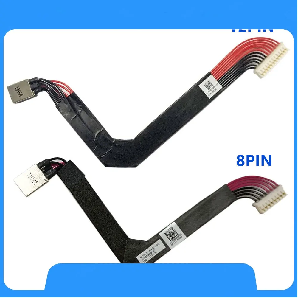 8PIN/12PIN For MSI GE73 GL73 GE75 GP75 GL75 MS17E2 MS17E9 MS17C7 Laptop DC Power Connector Jack DC-IN Charging Flex Cable
