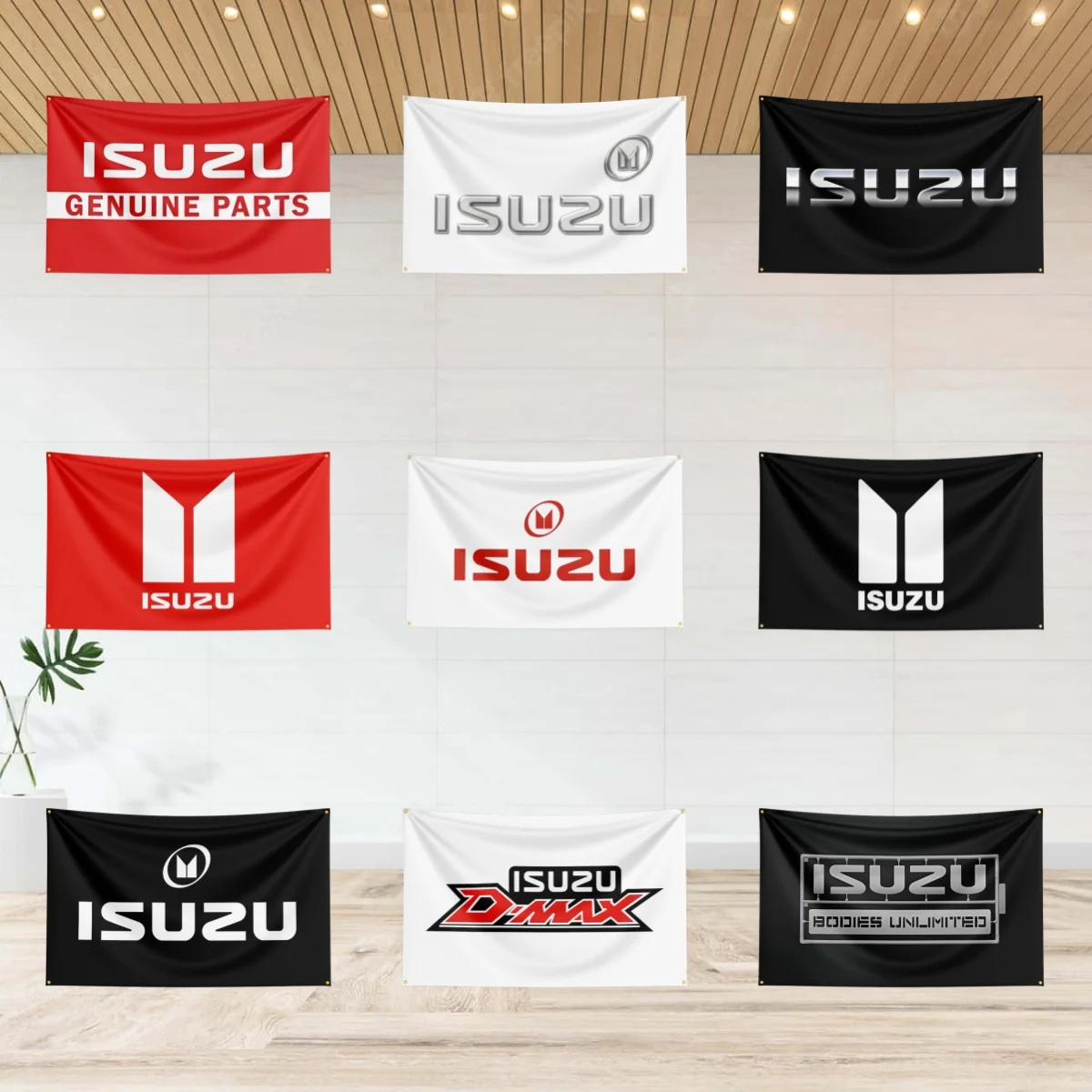 

3x5 Ft I-I-suS-zuS Cars Flag Polyester Printed Cars Flags Banner Tapestry for Room Garage Decor