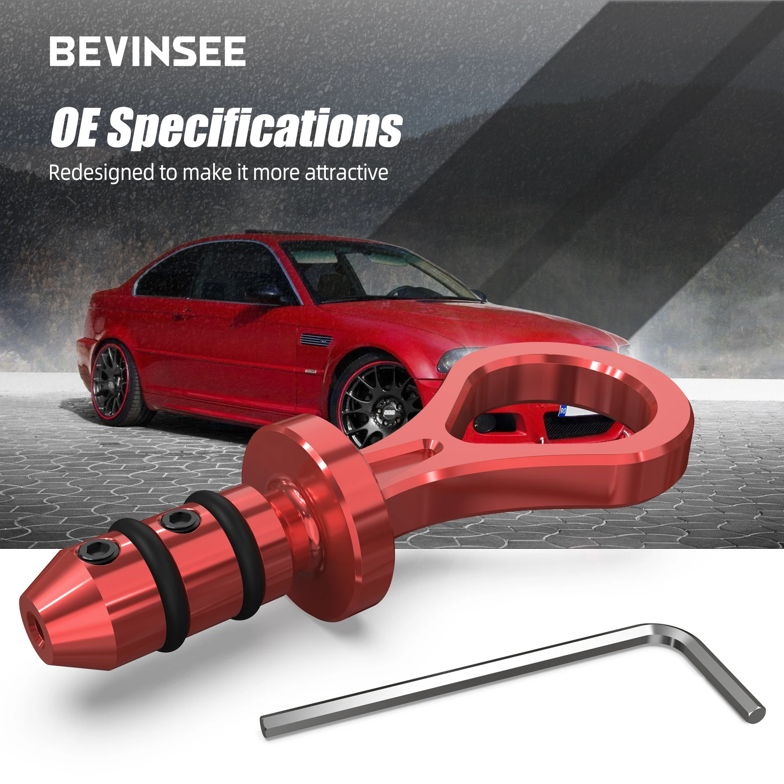 Alça de vareta de óleo BEVINSEE para BMW E46 E39 Z4 M52TU M54 325i 328i 330i 316i 318i 323i 316ti 318ti 525i 528i 530i