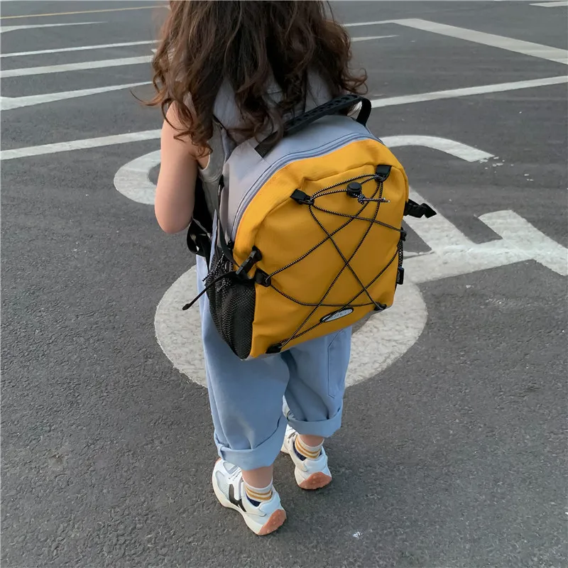 Kids Backpack Boys and Girls Korean Style Primary School Kindergarten Schoolbag New Fashionable Casual Simple Cool Bags Kids