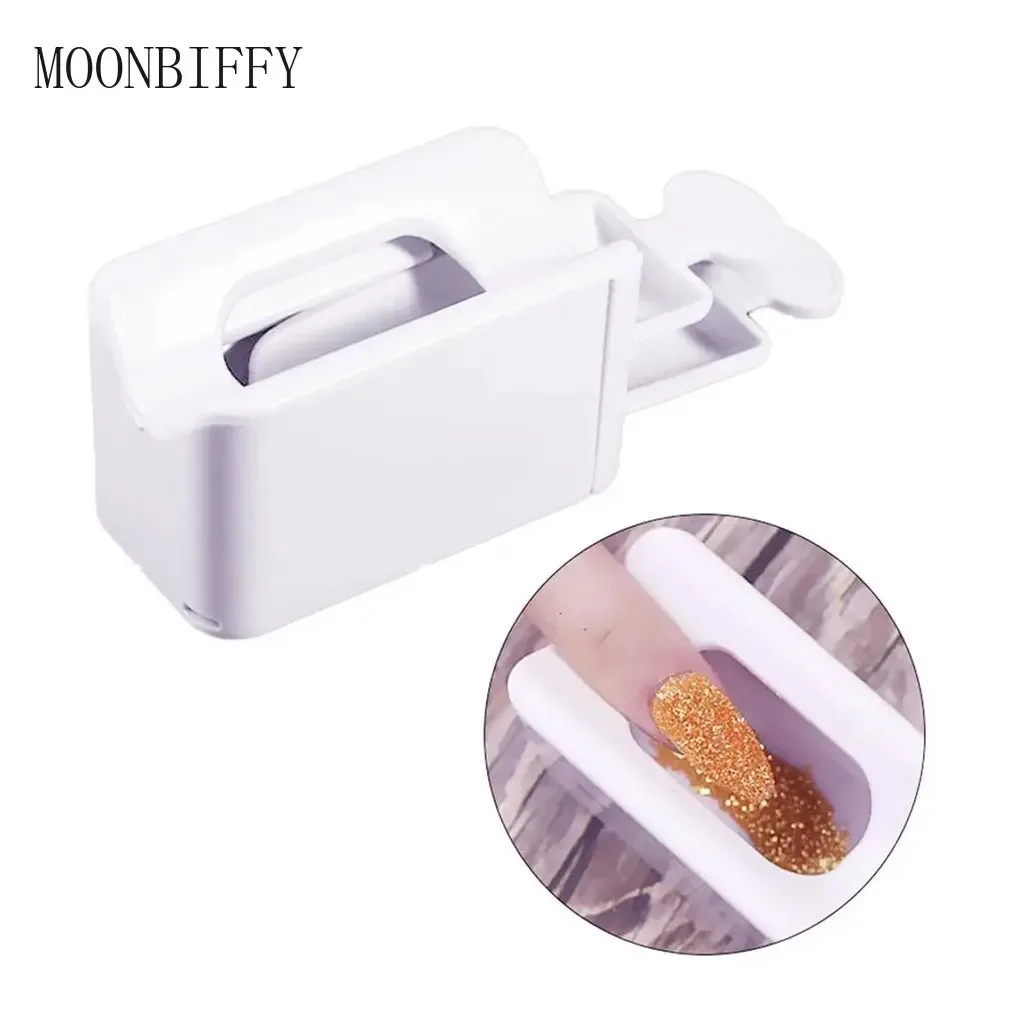 Poeder Lade Nail Dompelen Sistema di riciclaggio Fai da te Nail Flash Poeder Doos Sequin Dip Case Contenitore Manicure Gereedschap