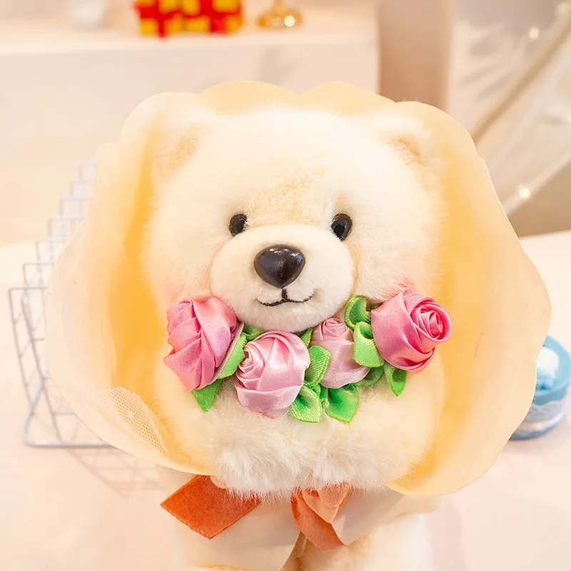 27 cm boeket kamer decor Valentijn pluche dier kussen Panda konijn beer schattig verjaardag Valentijnsdag cadeau voor vriendin