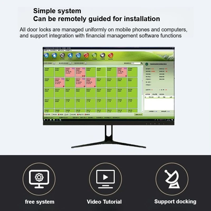 Kein Bohren Tuya Smart Lock Fingerabdruck Passwort Code Multi Entsperren Ersetzen Ball Lock Hotel Uniform Room Management TT Lock