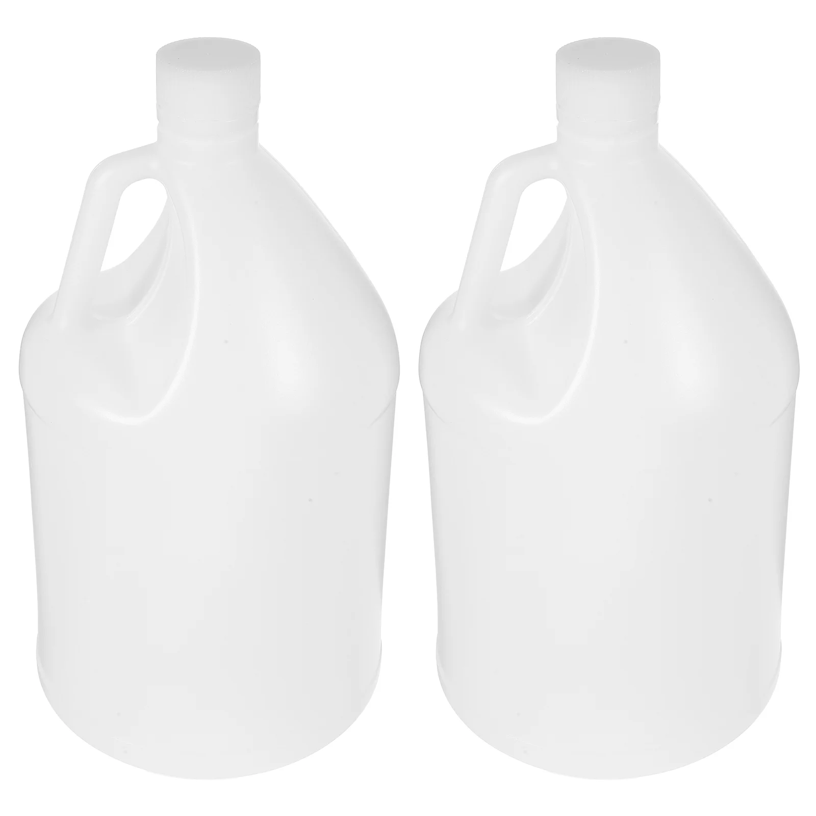 Plastic Barrel Milk Jugs with Lid Empty Gallon Caps Storage Containers Bottles Water