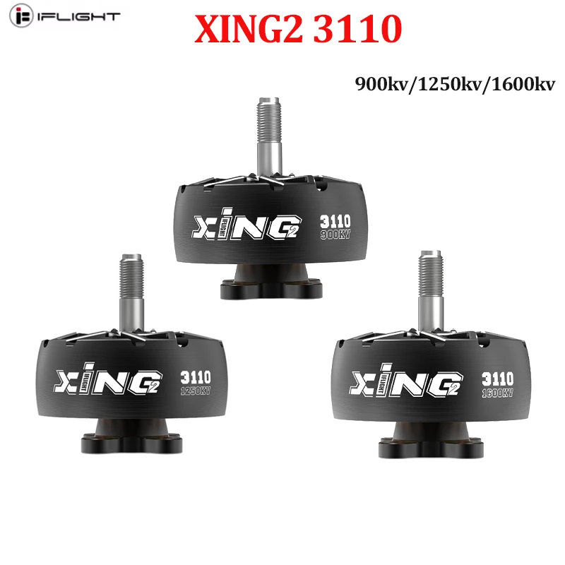 IFlight XING2 3110 1600KV 1250KV 6S 900KV 8S Brushless Motor With 5mm Titanium Alloy Shaft for RC FPV Cinelifter X8Pro Protek60