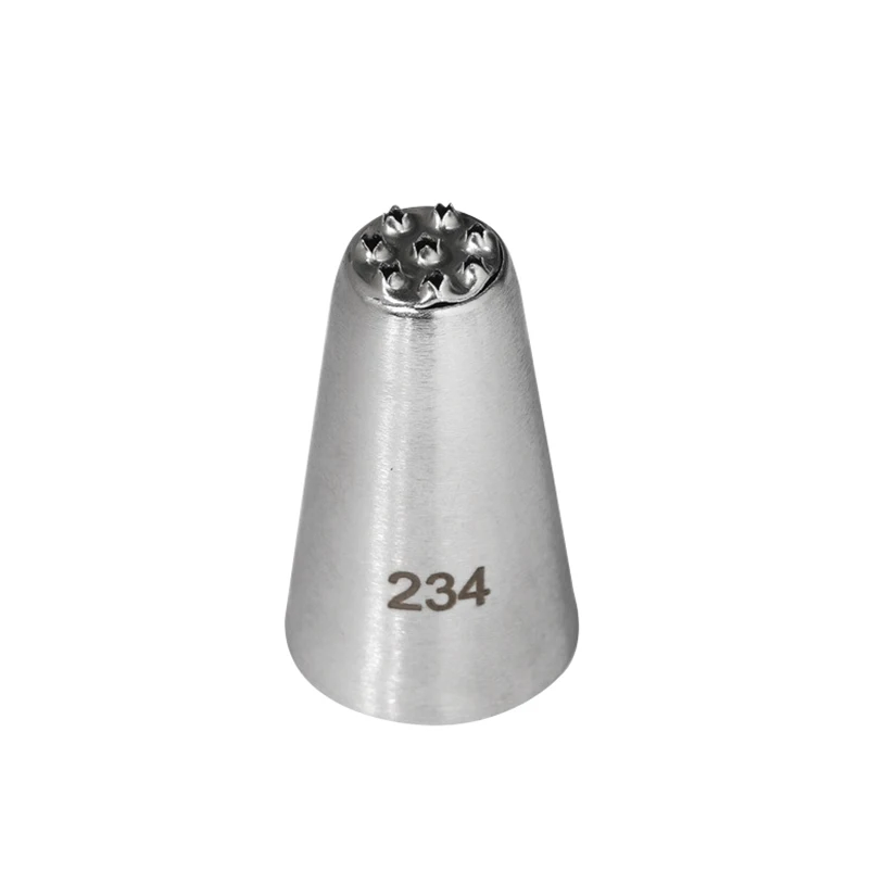 234# Stainless Steel Icing Piping Nozzles Cake Decorating Pastry Tip Sets Cupcake Tools Bakeware