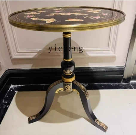 

Furniture Colorful Round Creative Sofa Corner Table Living Room Sofa Side Table Flower Stand