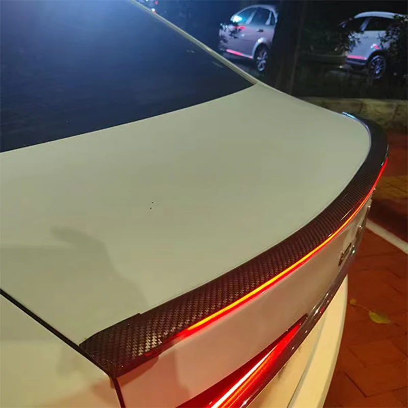 For MG 5 2023 2022 2021 2020 Streaming Tail Wing Penetrates Illuminated Rear Tail Wing Decoration