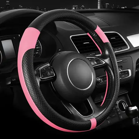 10 best sales fiat 500 leather steering wheel cover - №8