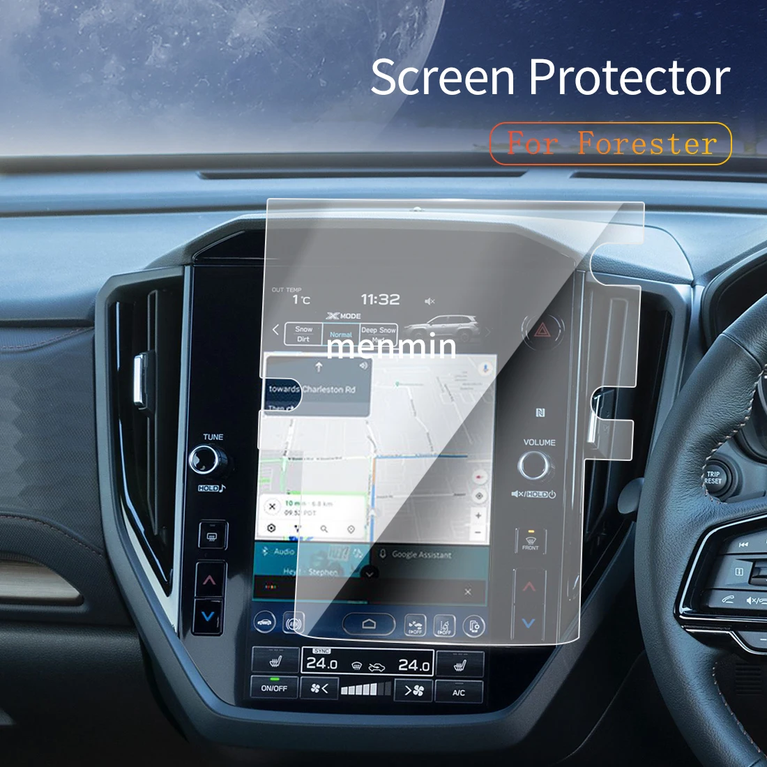 

Автомобильные наклейки Dash Carplay, зеркало, защитная пленка для экрана, дисплей, закаленное стекло, защитная пленка для автомобиля 24 subaru Forester RHD