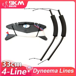 9KM Professional Freilein 33cm Quad Line Handles Aluminum Alloy for Acrobatica Stunt Kite Adults Flying Control Tool Accessories
