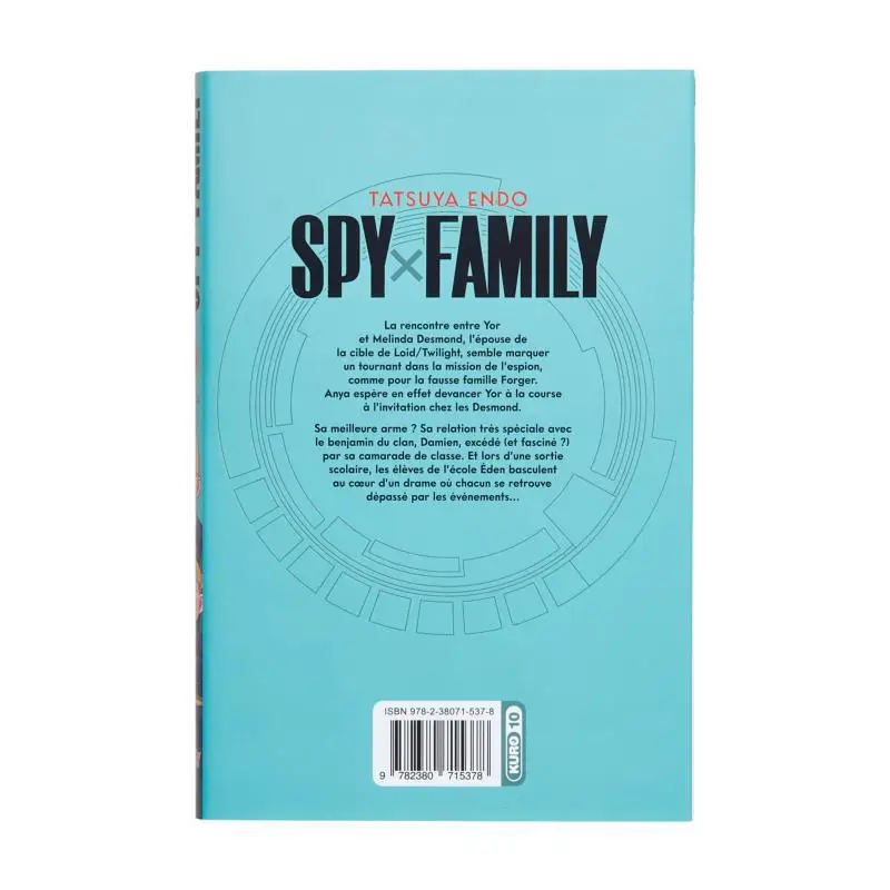 Spy X Family Spy X Family Tome 11 Tatsuya Endo Kurokawa Eds 9782380715378 Libro
