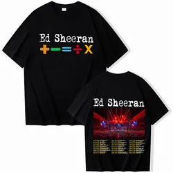 Ed Sheeran 2024 Tour T-Shirts Unisex Harajuku O-Neck Short Sleeve Popular Music Shirts Fans Gift