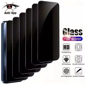 

Tempered Glass For iPhone 17 16 Pro Max 17Air 16 Plus 16E SE4 2025 Privacy Anti-Spy Screen Protector Dust Free Install glass
