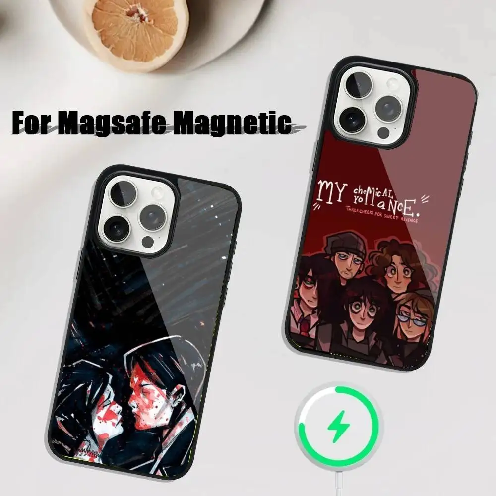 

My C-Chemical Romance Phone Case For iPhone 16,15,14,13,12,11,Plus,Pro,Max Mini Magsafe Magnetic Wireless Charging
