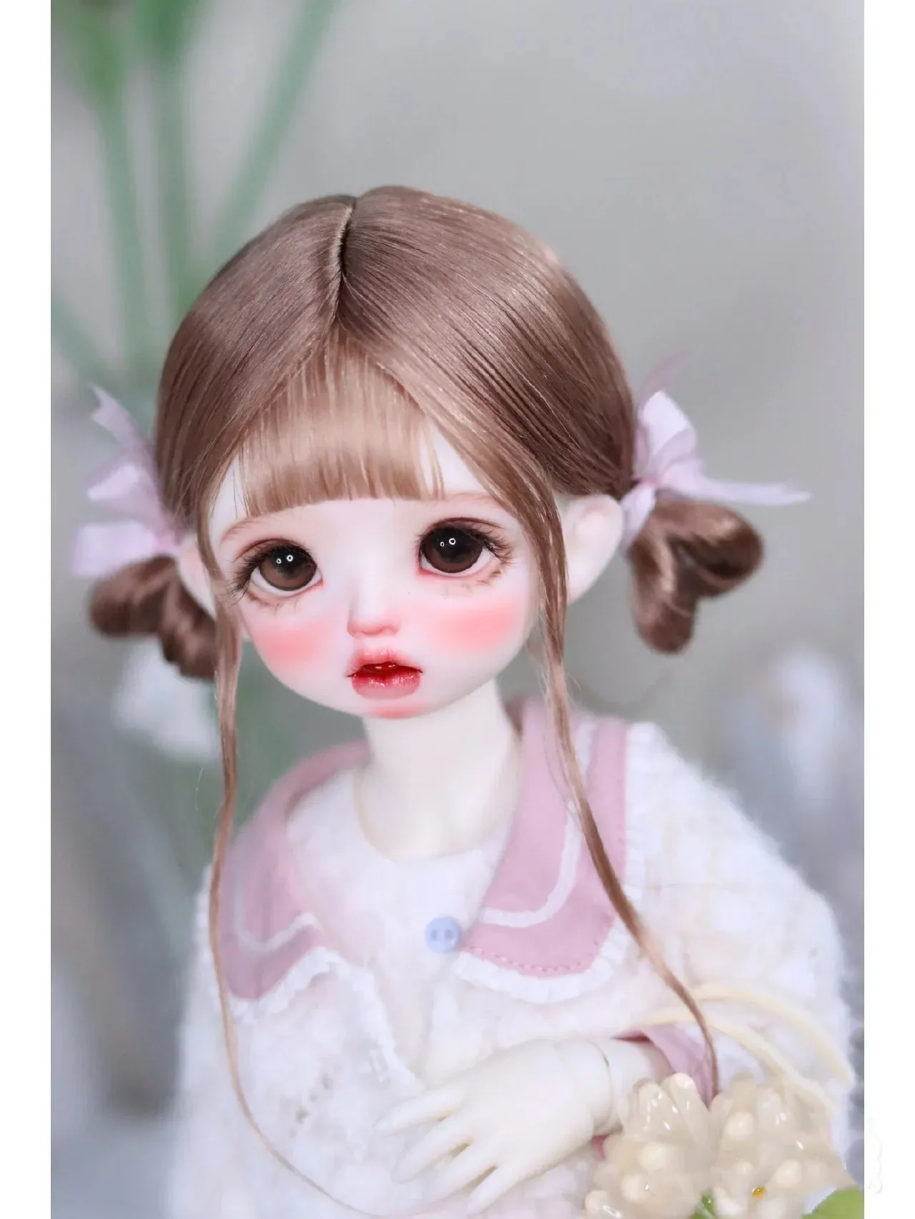 Free Shipping 1/6 BJD Doll Styling Wig, Sweet Style Princess Wig 1 Piece