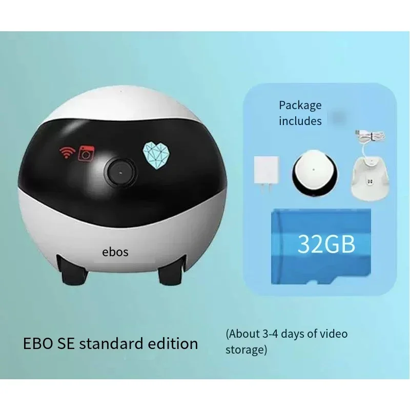 Robot Intelligent Pet Monitoring Camera Pet Home Companion Toy Cat Electric Toy Mobile Cat Playing Toy Remote Pet Ticker