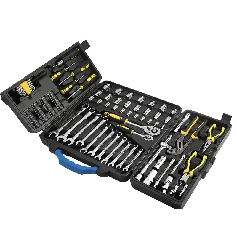 Auto Repair Tool Set 110 Pieces Set of Three Out of The Household Tool Combination 110PCS on-board Tools