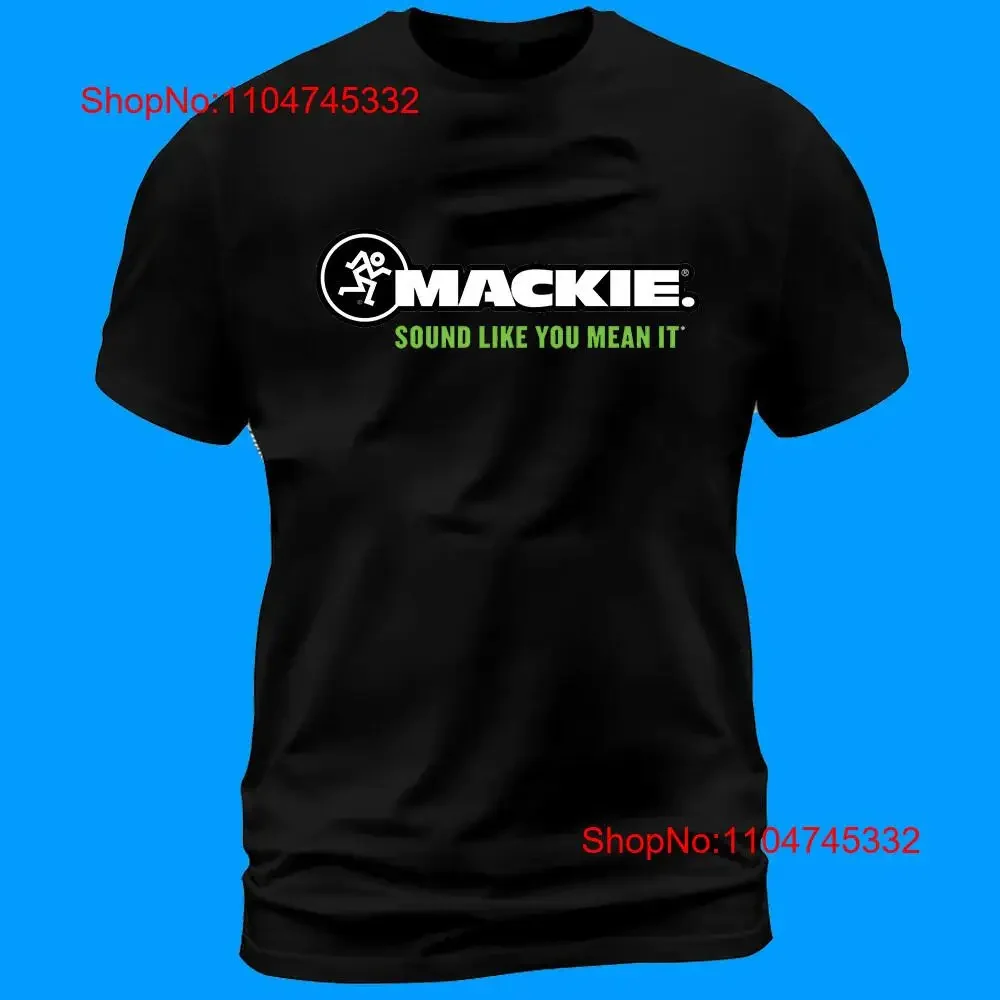 Nueva camiseta divertida MACKIE SOUND AUDIO SPEAKER hecha en EE. UU. S 5XL vintage gráfico lavado elegante cómodo transpirable estirado