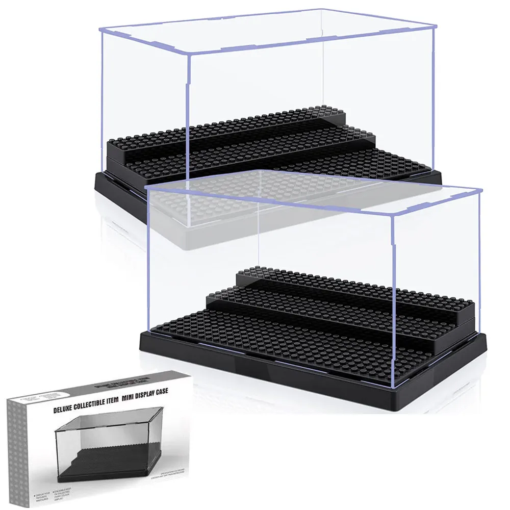 Suitable For Minifigure Acrylic Display Box, Detachable Display Box, Cube Model Display Cabinet, Transparent Dust-Proof Storage