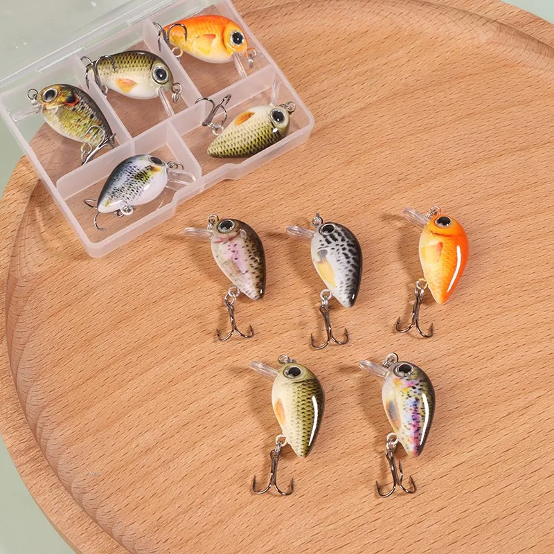 5 قطعة/المجموعة البسيطة Crankbait كيت الاصطناعي Wobblers الطعم الثابت باس سمك السلمون المرقط الصيد إغراء معالجة Pesca Peche Truite 1.5 جرام 3 سنتيمتر كرانكبيت