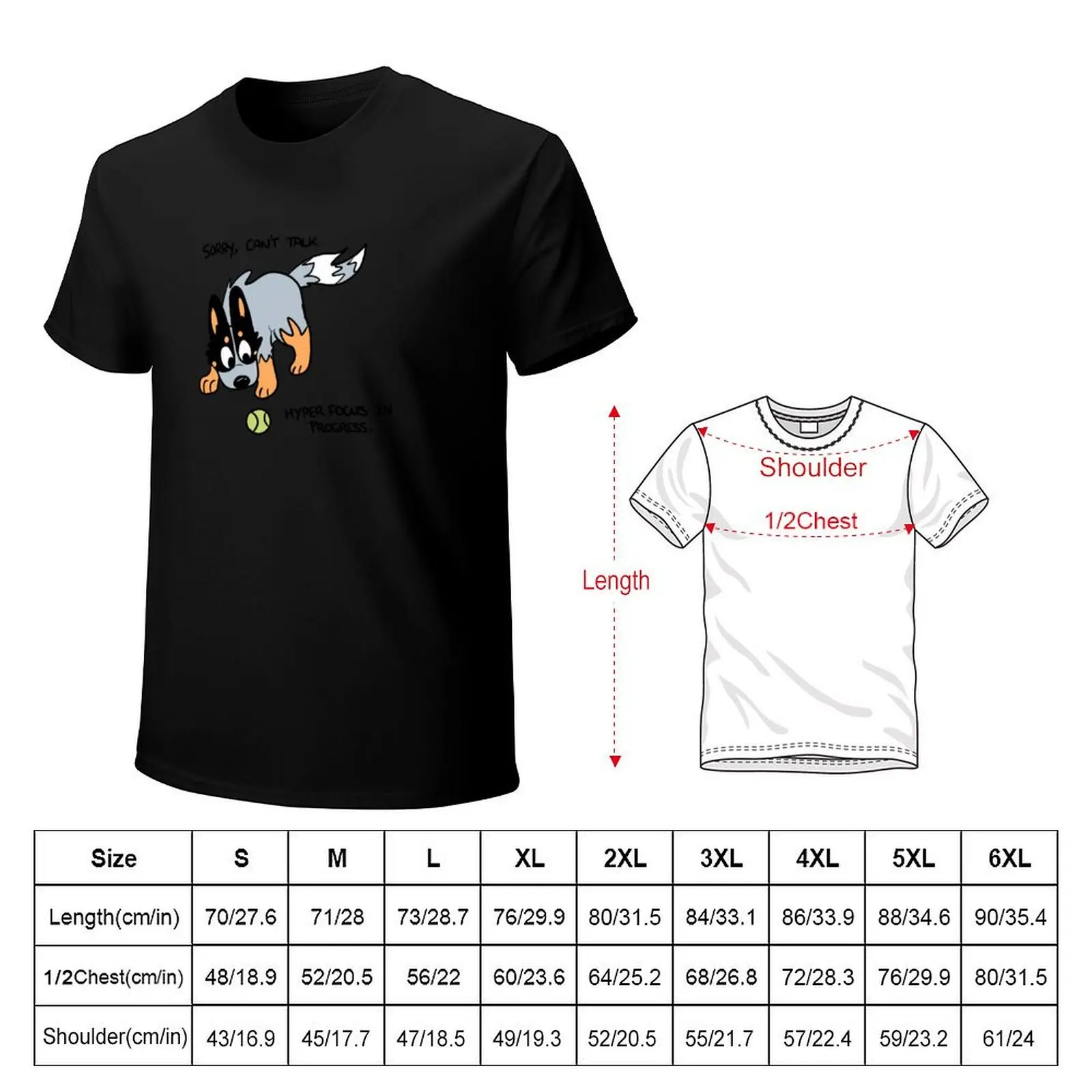 hyper focus heeler T-Shirt Work Wear Breathable Tee