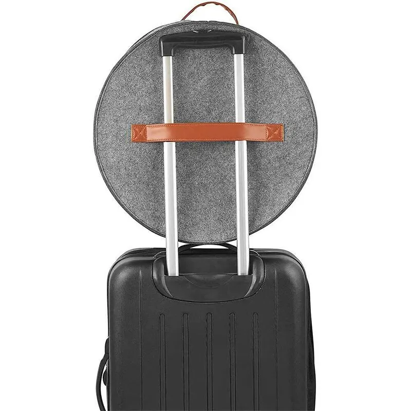 Scatola portaoggetti di grande capacità con coperchio con cerniera contenitore per cappelli multifunzione secchio per vestiti contenitori da viaggio